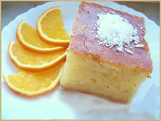 Portakallı Revani Tatlısı Tarifi ve Malzemeleri